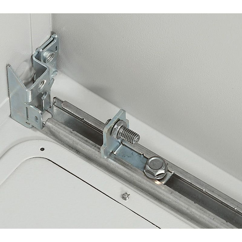 Legrand 036743 - Jeu de 4 glissières de réglage en profondeur coffret Atlantic métal prof.250mm