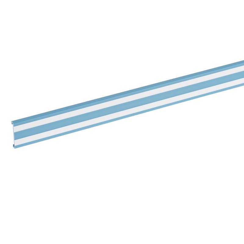 Legrand 037042 - Couvercle de goulotte Lina 25 largeur 40mm - bleu bande blanche