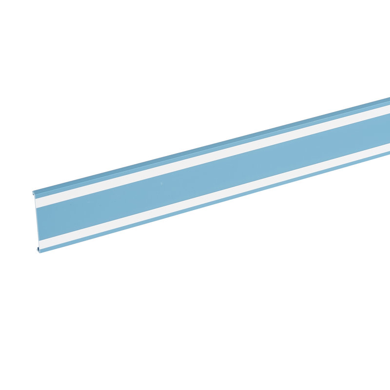 Legrand 037043 - Couvercle de goulotte Lina 25 largeur 60mm - bleu bande blanche