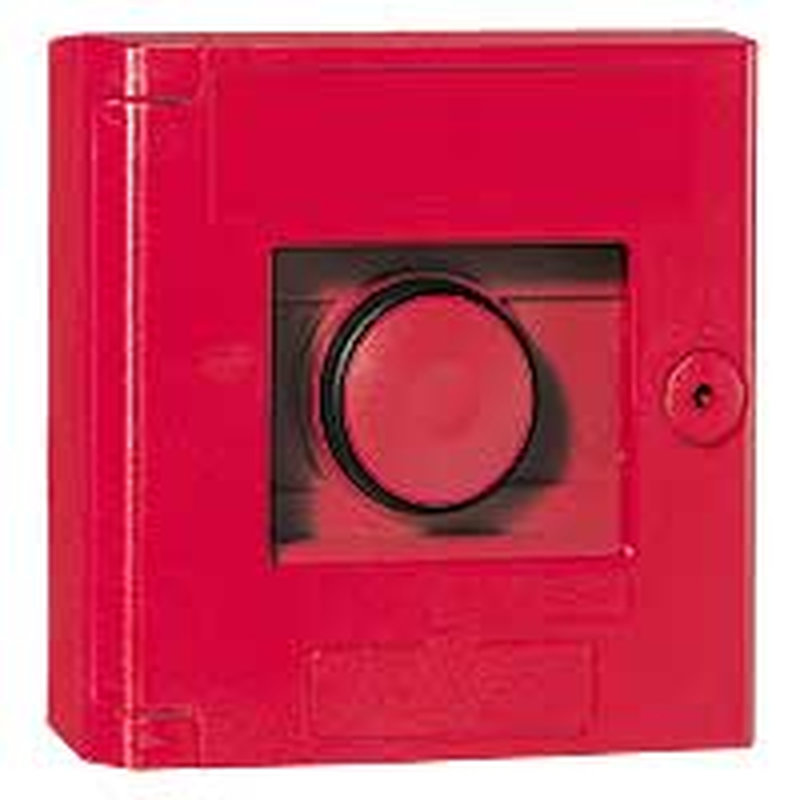 Legrand 038061 - Coffret bris de glace double position IP30 rouge - montage en encastré