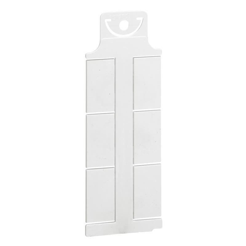 Legrand 038512 - Repère Logicab 2 pour auxiliaire de commande et signalisation-blanc-modèle large