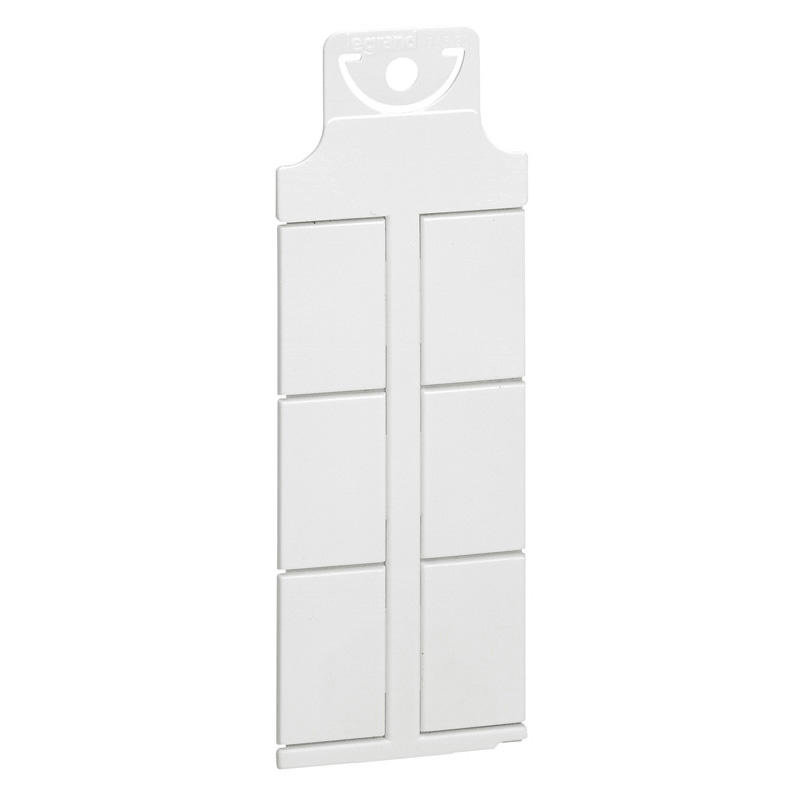 Legrand 038550 - Repère vierge adhésif pour table traçante Logicab2 blanc 26x17mm
