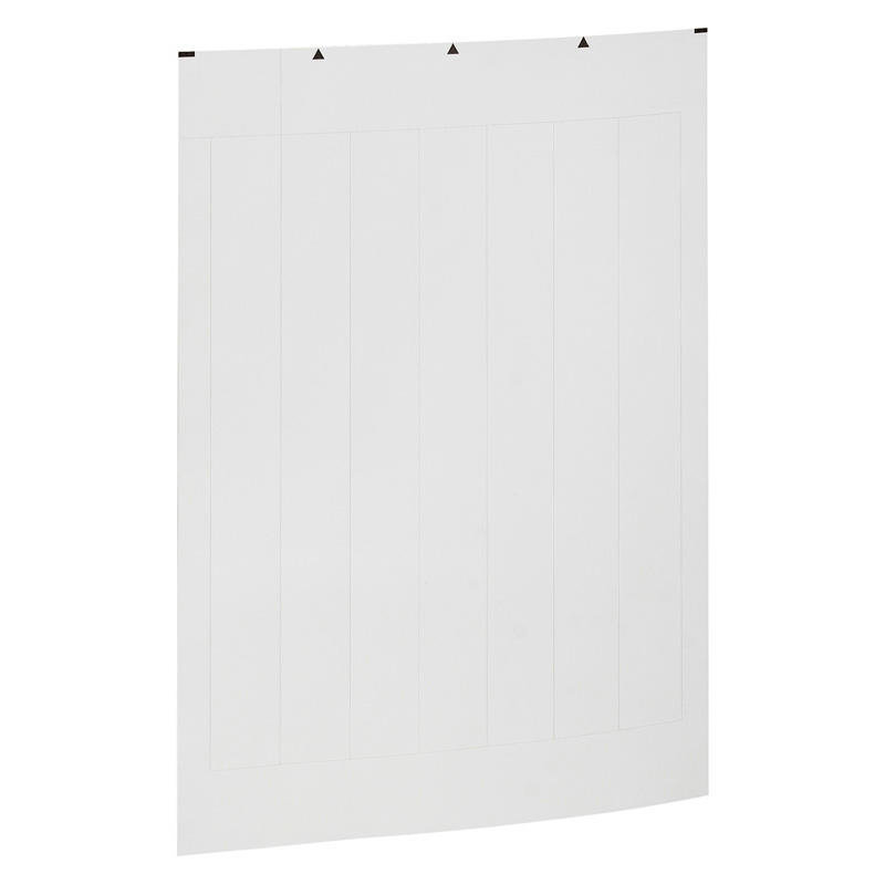 Legrand 038720 - Repère souple vierge pour imprimante Logicab2 - plastron 13 modules 234x26,5mm