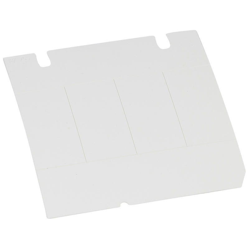 Legrand 038725 - Repère vierge plaque firme rigide adhésive 57x30mm pour imprimante Logicab2