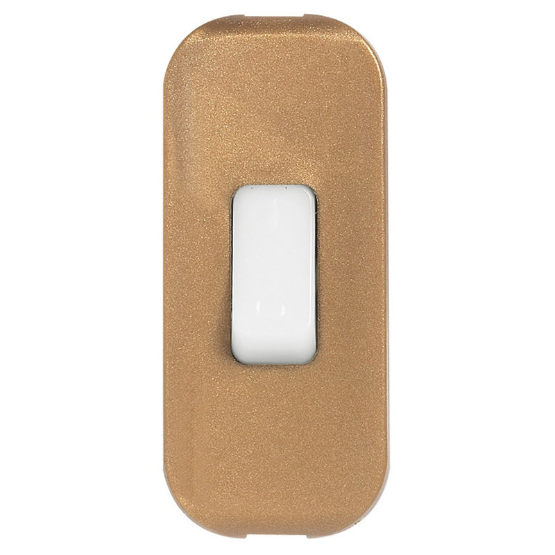 Legrand 040185 - Interrupteur à bascule 2A 250V~ touche luminescente + coupure bipolaire vieil or