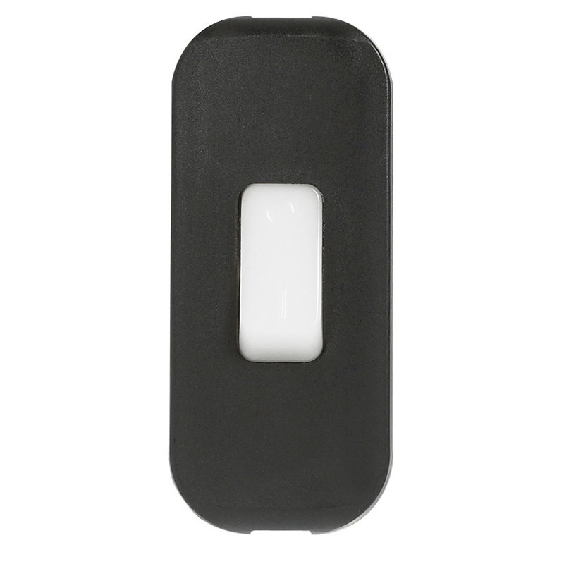 Legrand 040189 - Interrupteur à bascule 2A 250V~ à touche luminescente et coupure bipolaire -noir