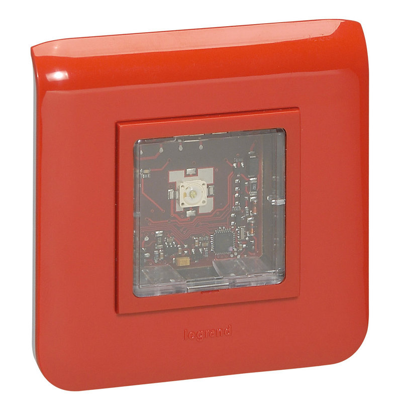 Legrand 040596 - Dispositif visuel d'alarme feu lumineux Mosaic DVAF - IP21C IK04