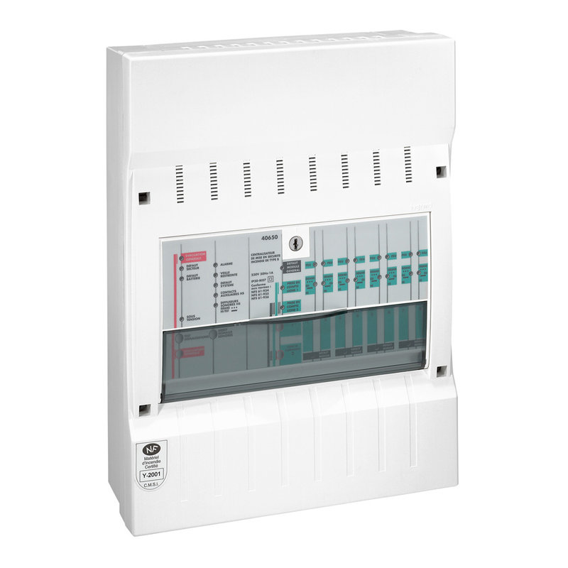 Legrand 040650 - Centralisateur de mise en sécurité incendie typeB IP30 IK07