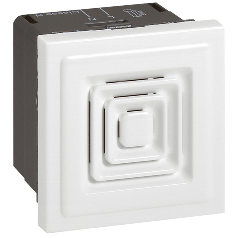 Legrand 041507 - Dispositif sonore d'alarme feu Mosaic - classe A - 2 modules