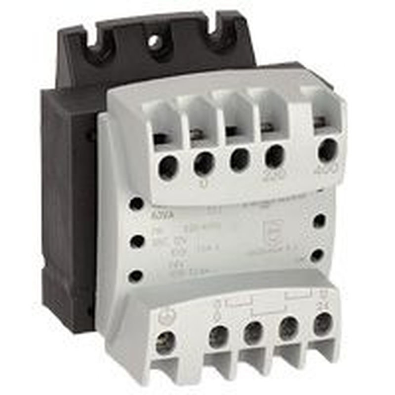 Legrand 042843 - Transformateur de sécurité primaire 230V à 400V et secondaire 12V~ à 24V~ 160VA