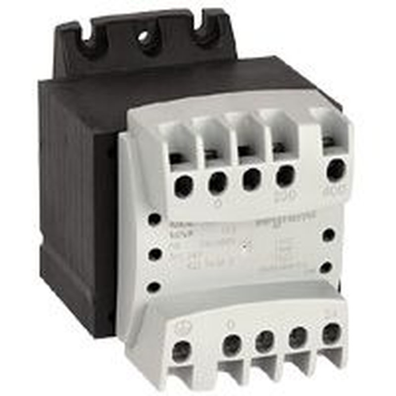 Legrand 042874 - Transformateur de sécurité primaire 230V à 400V et secondaire 24V~ à 48V~ 220VA