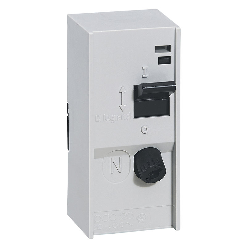 Legrand 046162 - Combiné Pac à cartouches Pac saillie 20A 1P+N - gris clair
