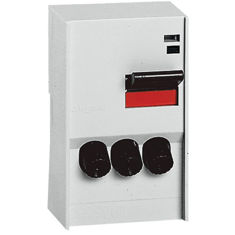Legrand 046164 - Combiné Pac à cartouches Pac saillie 20A 3P - gris clair