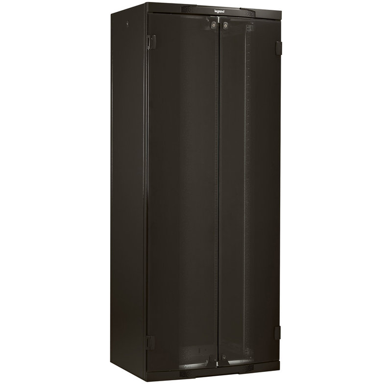 Legrand 046341 - Baie 19pouces LCS³ avec porte avant double capacité 42U - 2026x800x600mm