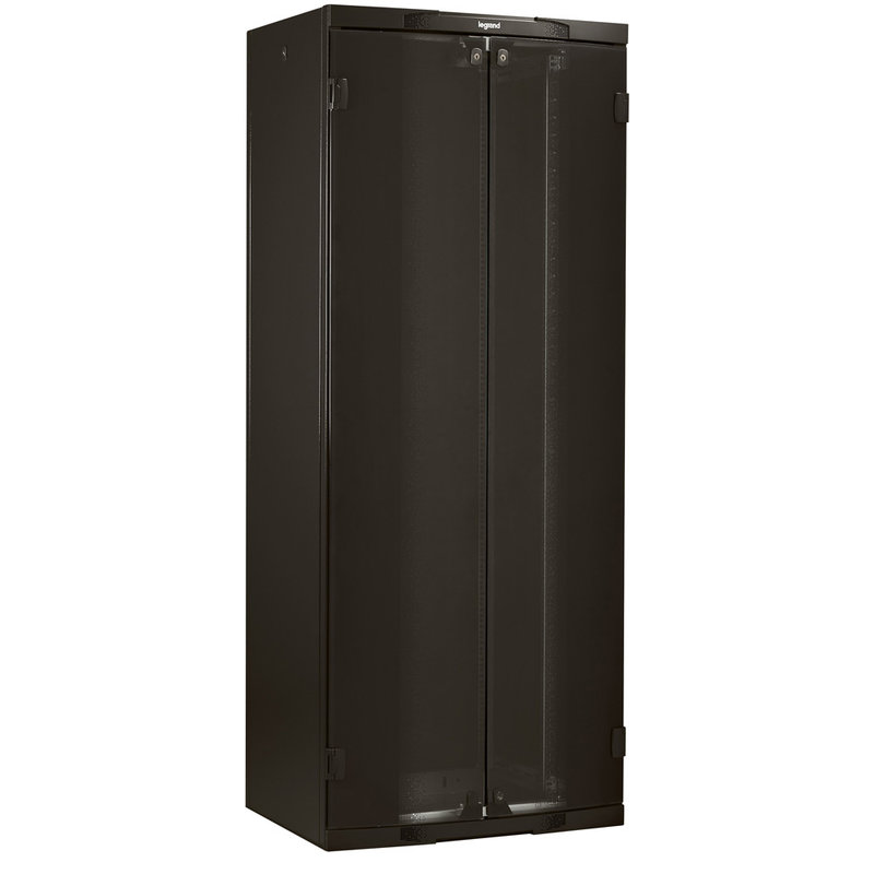 Legrand 046342 - Baie 19pouces LCS³ avec porte avant double capacité 42U - 2026x800x800mm