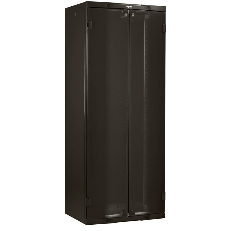 Legrand 046343 - Baie 19pouces LCS³ avec porte avant double capacité 42U - 2026x800x1000mm