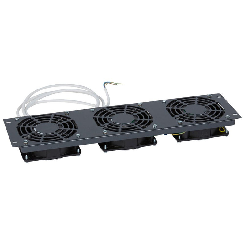 Legrand 046488 - Plaque 3 ventilateurs 230V~ 3U pour gestion thermique baies LCS³ 19pouces