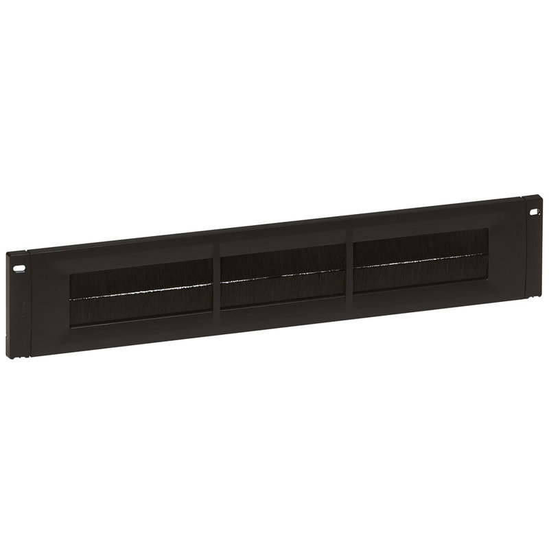 Legrand 046529 - Entrée de câbles plastique avec balai à clippage direct 2U - baie LCS³ 19pouces