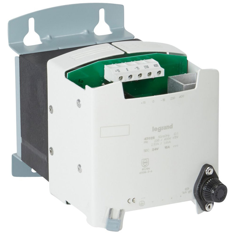 Legrand 047025 - Alimentation redressée filtrée monophasée entrée 230-400V~ sortie 24V= - 360W