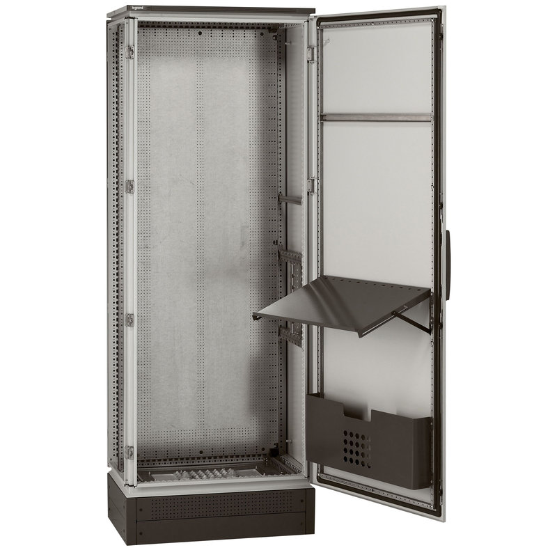 Legrand 048025 - Jeu de 2 traverses perforées multifonctions armoire Altis larg./haut./prof.500mm