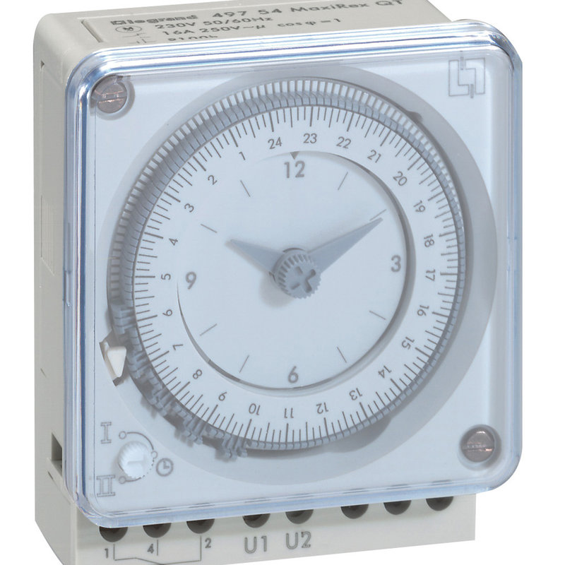 Legrand 049754 - Inter horaire programmable analogique 72x72mm journalier - connexion à vis