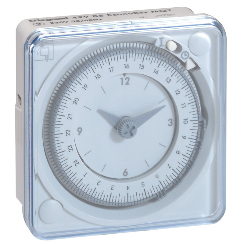 Legrand 049986 - Inter horaire programmable analogique 72x72mm journalier - connexion languette