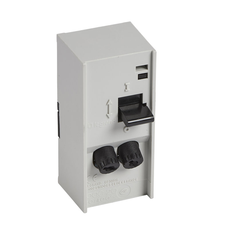 Legrand 046163 - Combiné Pac à cartouches Pac saillie 20A 2P - gris clair