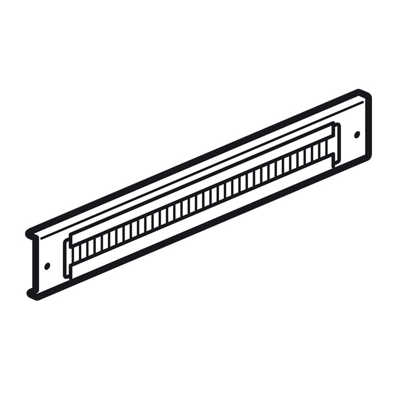 Legrand 046462 - Trappe à balais hauteur 100mm pour baie LCS³ largeur ou profondeur 600mm