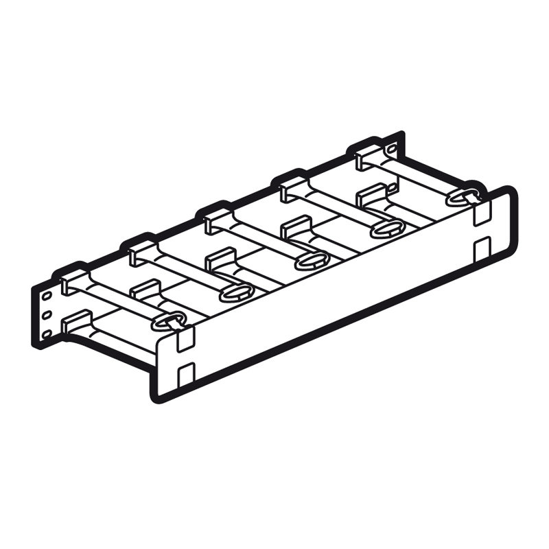 Legrand 046571 - Panneau de gestion de cordons 19pouces 2U prof. 172mm pour Racks 19pouces HD