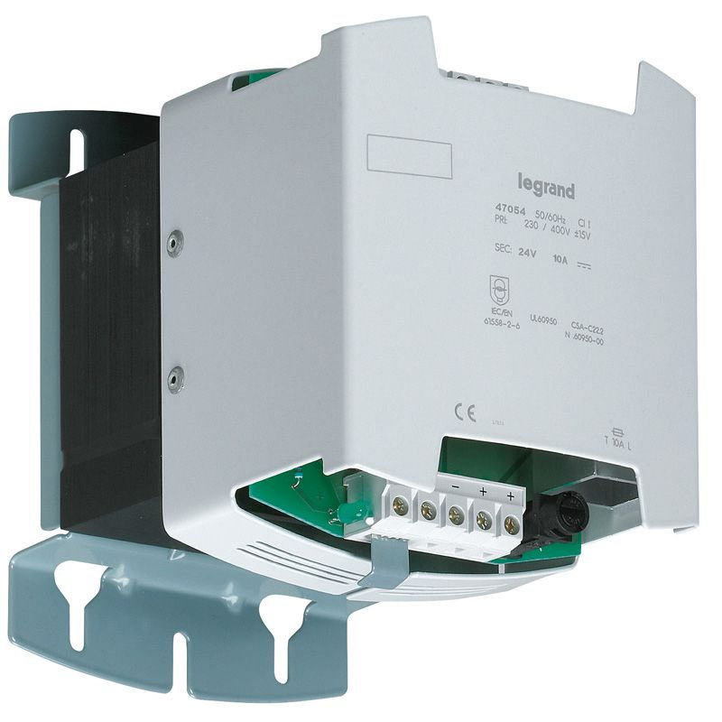 Legrand 047063 - Alim redressée monophasée non filtrée - prim 230/400V~ - 48 V= - 240 W - 5 A