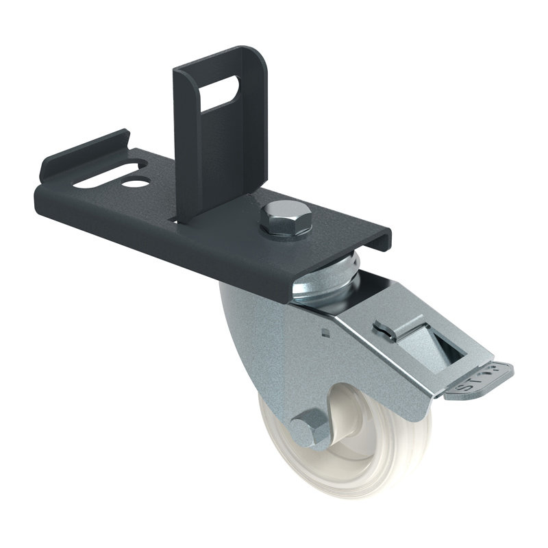 Legrand 047700 - Jeu de 4 roulettes de manutention avec freins pour armoire Altis métal