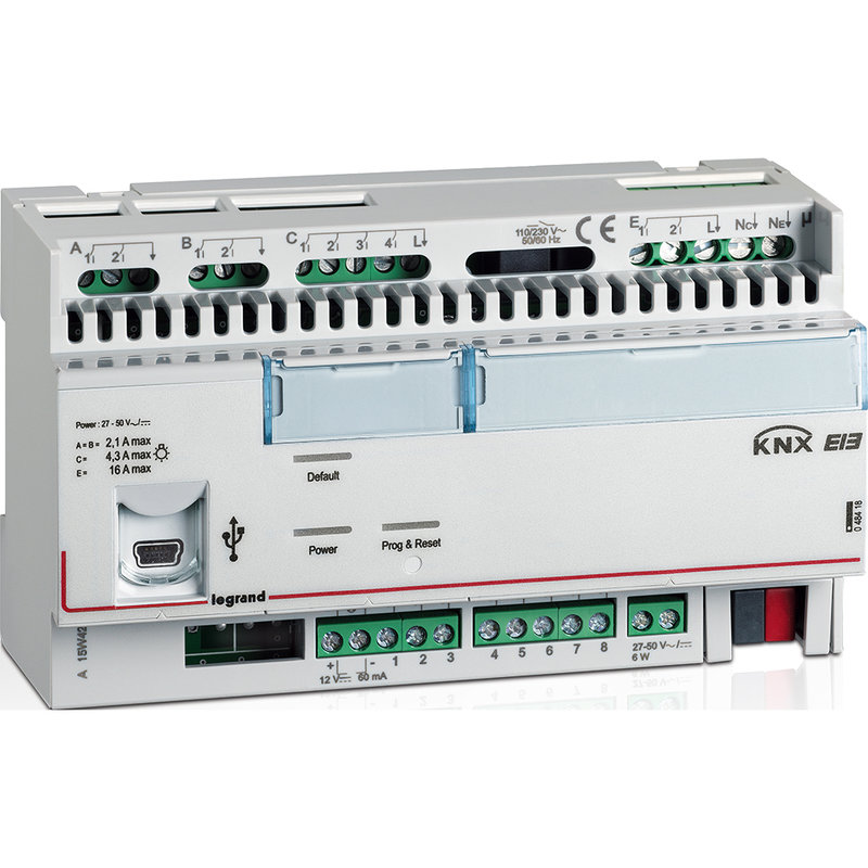 Legrand 048418 - Contrôleur modulaire BUS/KNX - multi-applications - 8 entrées/sorties -8 modules