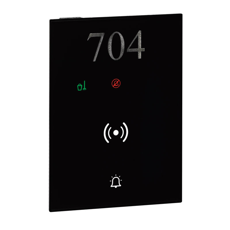 Legrand 048786 - Indicateur extérieur tactile lecteur badge et poussoir pour hôtel - personnalisé