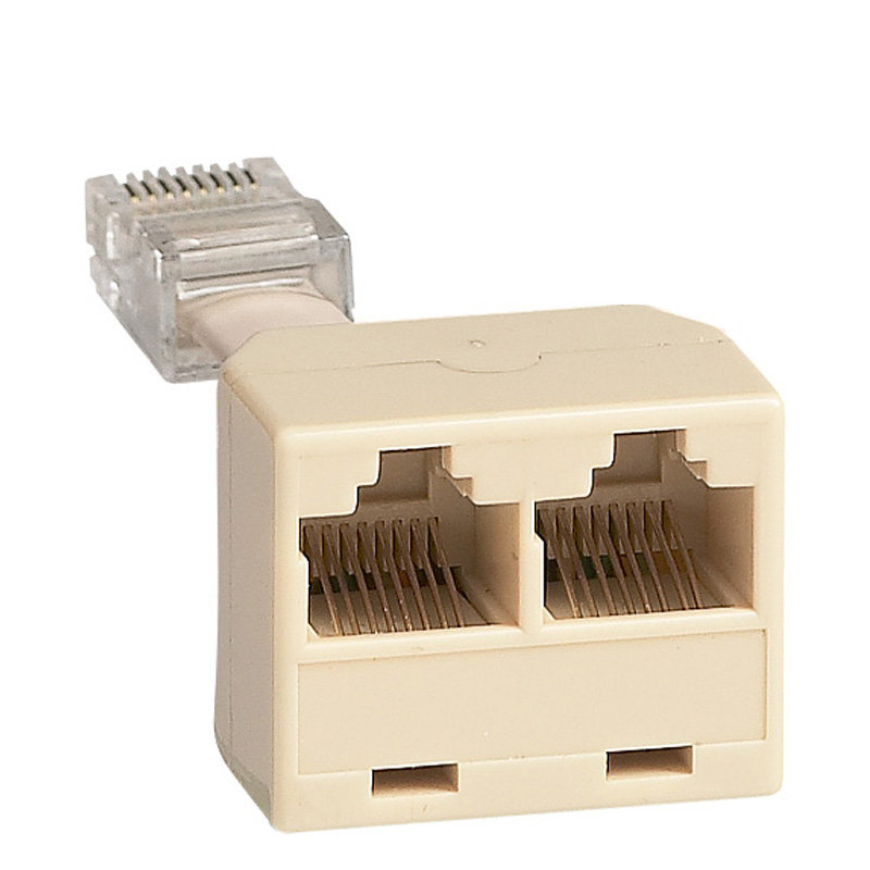 Legrand 048868 - Doubleur RJ45 pour contrôleurs d'éclairage