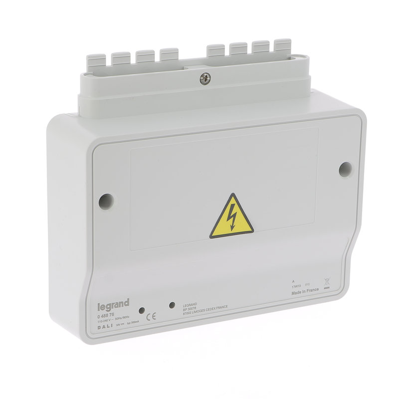 Legrand 048876 - Boîtier d'alimentation gestion DALI - 1/2 circuits Mosaic pour gestion d'1 pièce