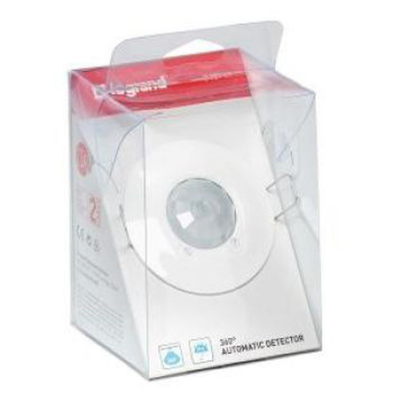 Legrand 048944 - Détecteur de mouvement infrarouge pour fixation plafond - 360° sur 8 m