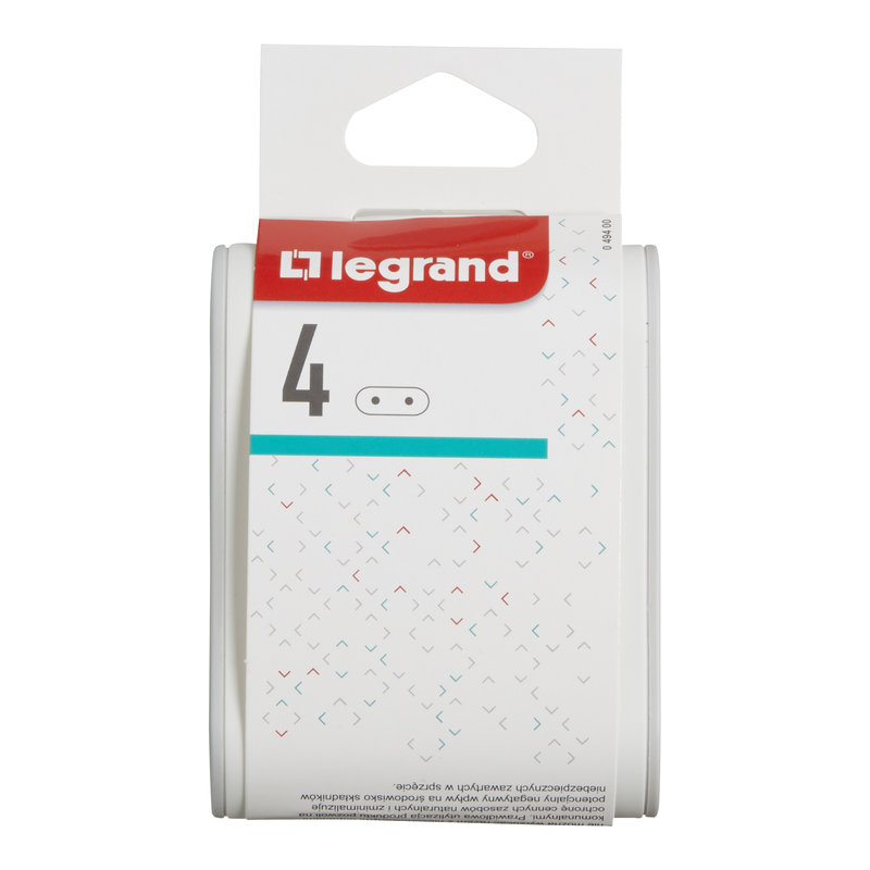 Legrand 049400 - Fiche standard 4x2P latérales 6A 230V 3680W