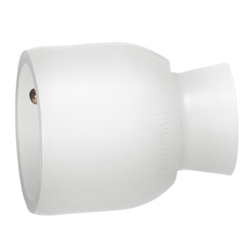 Legrand 050102 - Prolongateur plastique 2P+T 16A avec étiquette avec Gencod - blanc