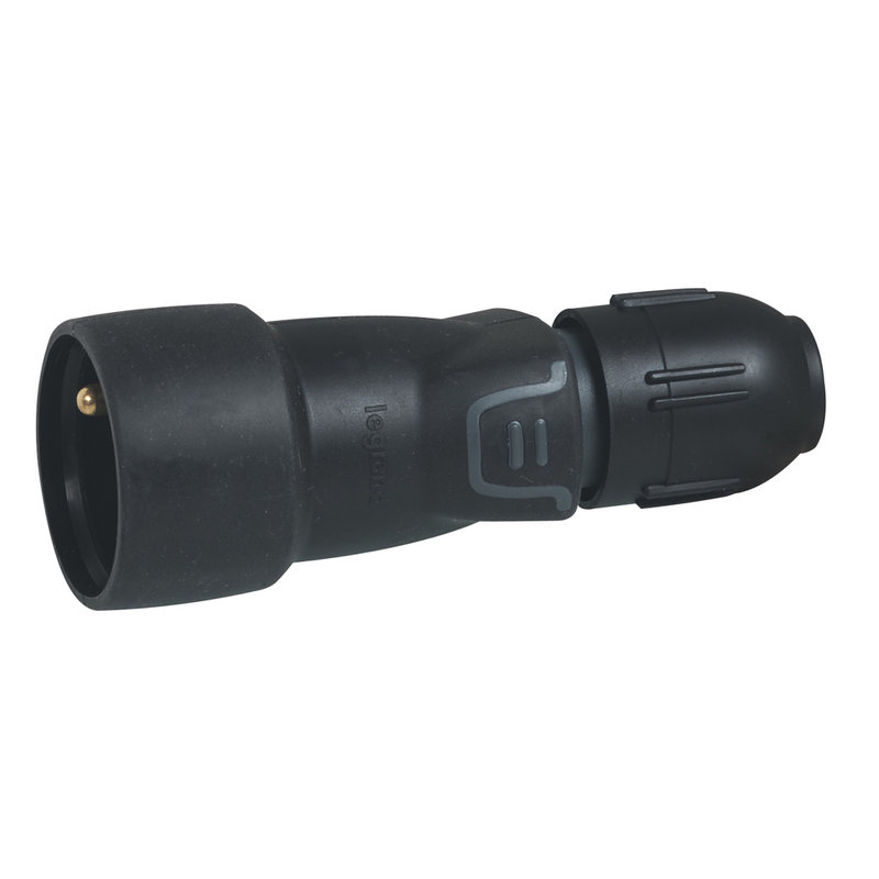 Legrand 050111 - Prolongateur caoutchouc 2P+T 16A IP44 IK08 connexion auto - étiquette Gencod