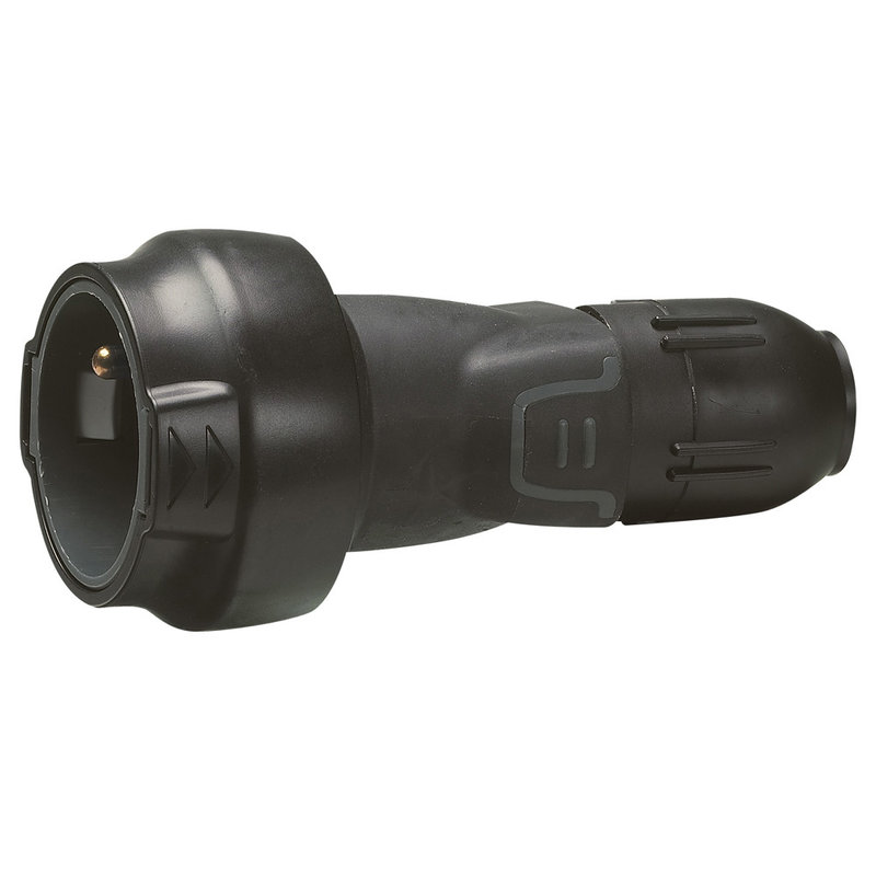 Legrand 050112 - Prolongateur à verrouillage 2P+T caoutchouc - étiquette avec Gencod