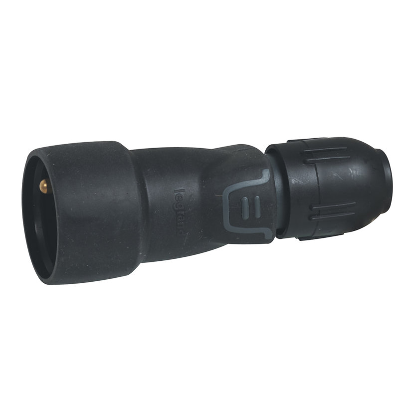 Legrand 050113 - Prolongateur caoutchouc 2P+T 16A IK08 témoin de tension - avec étiquette Gencod