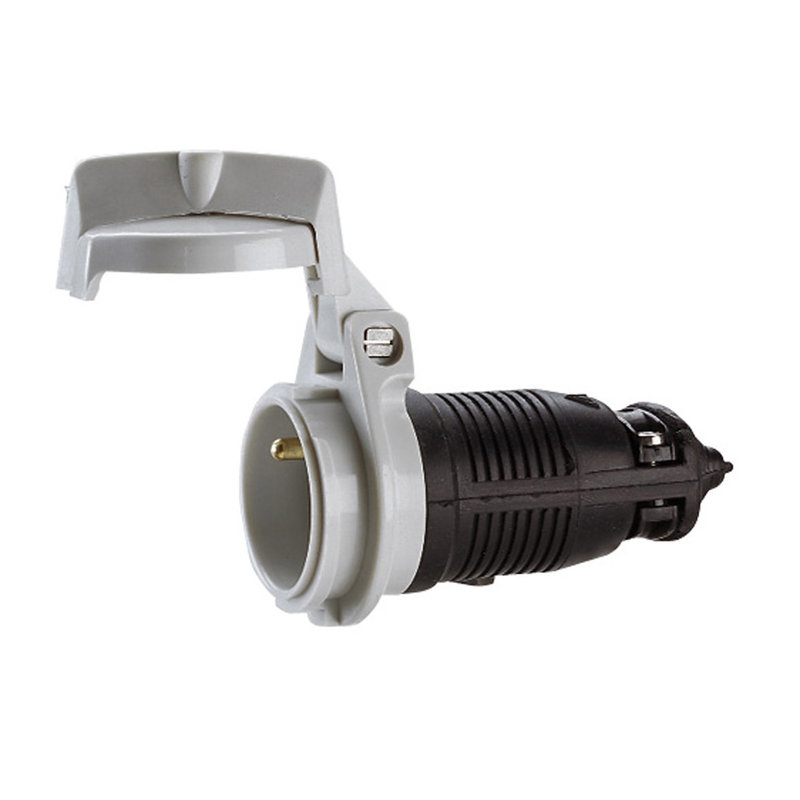 Legrand 050249 - Prolongateur 2P+T 16A Martin Lunel IP65 sortie droite avec bague de verrouillage