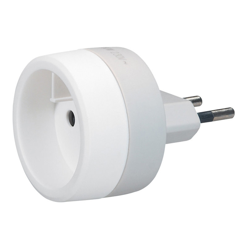 Legrand 050381 - Adaptateur pour anciennes prises françaises - fiche Ø4mm