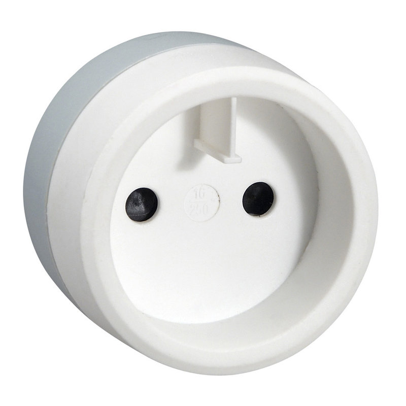 Legrand 050386 - Adaptateur 2P 16A 230V pour fiche standard français sur prise standard américain