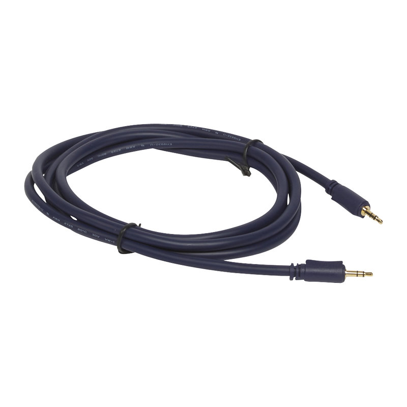 Legrand 051407 - Cordon audio stéréo Jack 3,5mm embouts mâle et mâle longueur 2m