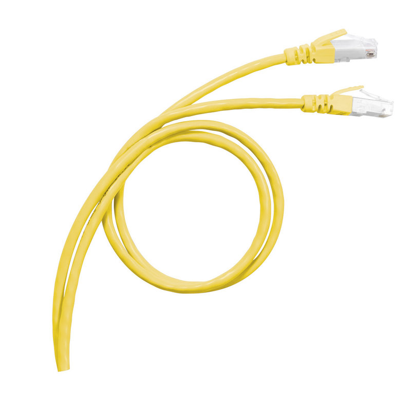 Legrand 051781 - Cordon de brassage RJ45 - PVC - cat.6A - 100 ohms - S/FTP blindé - L. 2 m