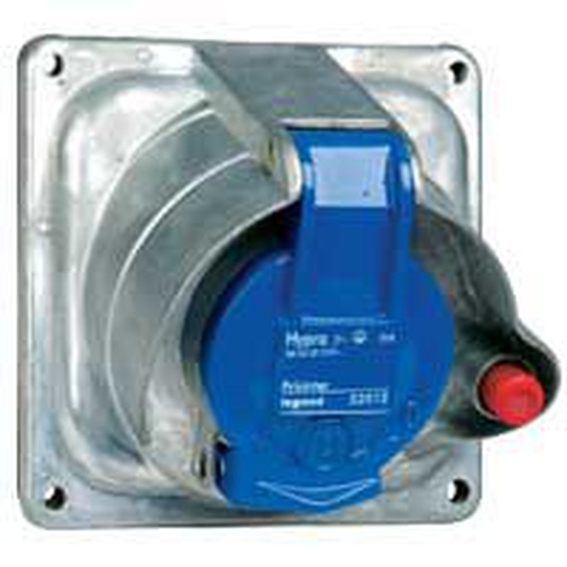 Legrand 052713 - Prisinter fixe Hypra IP44/55 32A - 200V~ à 250V~ - 3P+T - métal