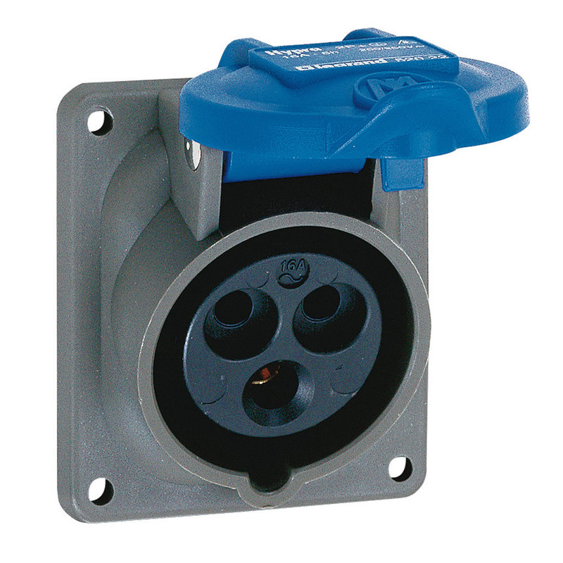 Legrand 052022 - Prise fixe Hypra IP44 16A - 200V~ à 250V~ - 2P+T - plastique
