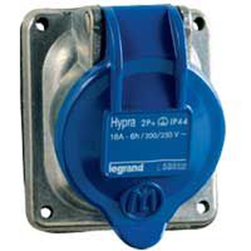 Legrand 052034 - Prise fixe Hypra IP44 16A - 200V~ à 250V~ - 3P+N+T - métal