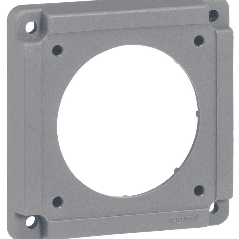 Legrand 052118 - Plaque adaptation Hypra - pour socle brochage domestique/coffret de prises